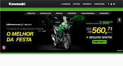 Desktop Screenshot of kawasakibrasil.com