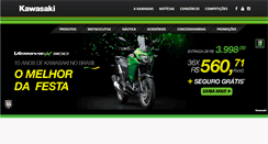 Desktop Screenshot of kawasakibrasil.com.br